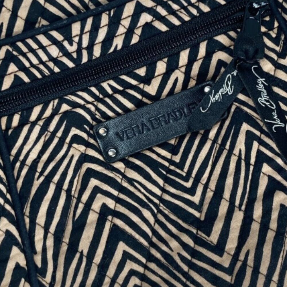 🩷 Vera Bradley - Crossbody - Tan & Black - Animal Print - Festival Boho Concert